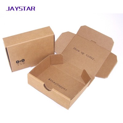 Custom Printing Packaging Shipping Cardboard Plane Box E Flute Plain Flat Box Fold-able Paper Clothing Box