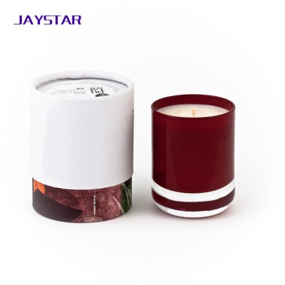 Paper Cardboard Tube Cylinder Box Round Cardboard With Lids High Quality Candle Box