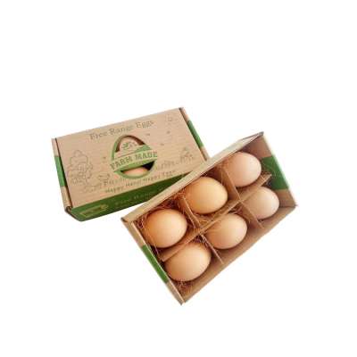 Custom Printing Services High Quality Brown Corrugated Cardboard Carton Packaging Box for Egg