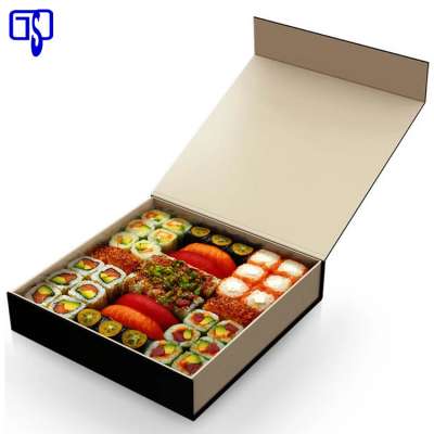 Custom Luxury Eco Disposable Food Cardboard Packaging Paper Sushi Gift Box for Take Away